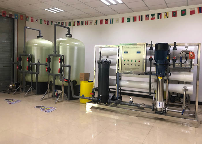 China Système de purification d'eau d'osmose d'inversion 6TPH avec le générateur de l'ozone pour le boire on sale