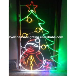China 2017 New Outdoor Christmas street decorations light 2D led pole motif lights supplier