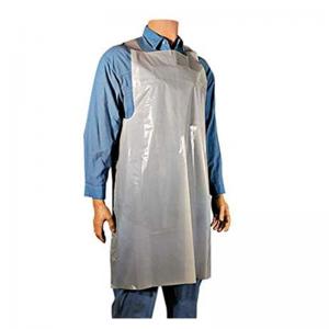 China Oil Stain Resistant Disposable PE Apron , Disposable Chef Aprons For Cooking / Baking supplier