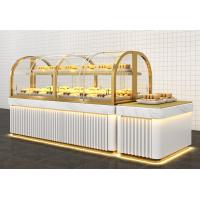 China Titanium Plated Food Store Shelving Bread Bakery Shelves Bread Display on sale