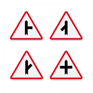 Custom Compulsory Reflective Traffic Signs Octagon Triangle