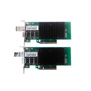 China Femrice 10Gbps Dual Port Unidirectional Transmit Gigabit Ethernet Server Adapter PCIe x8 SFP+ Slots Network Controller wholesale