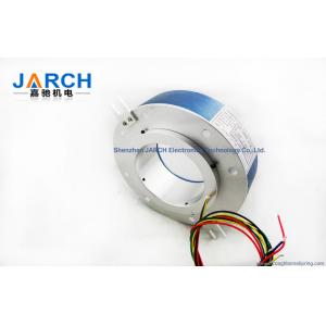 80mm 2~10 circuits 2A / 10A of Pancake Slip Ring for Filling equipment thickness:45mm