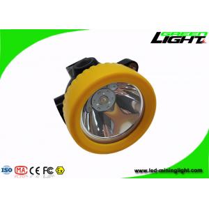 High Safety LED Miners Cap Lamp Rechargeable 1000 Battery Cycles Light - Weighted