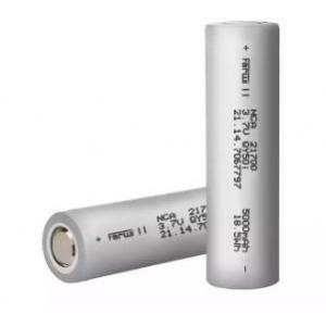 China 21700 5000mah 3.6 V Lithium Battery Cell High Capacity Rechargeable Battery Cell supplier