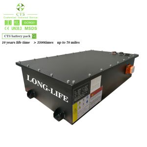 China Batterie au lithium CTS 72v 96v 200ah lifepo4 ev batterie à ions lithium pour voitures électriques supplier