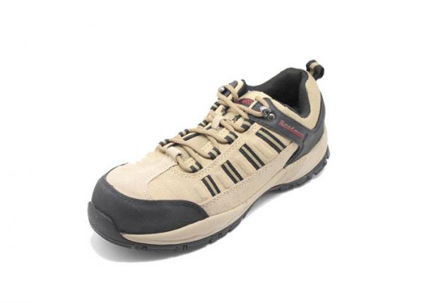 S1P Suede Leather Upper Steel Toe Athletic Work Shoes Oil Resistance For Women