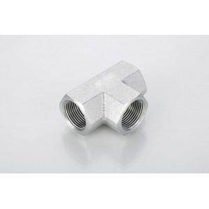 China Medium Carbon Steel BSPT Female Equal Tee Adapter OEM Sales for Pipe Lines Connection supplier