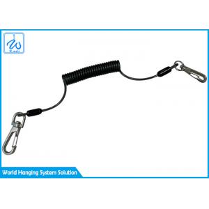 Retractable Reel Lanyard Coil Transparent Lanyard For Mountain Climbing Safety System