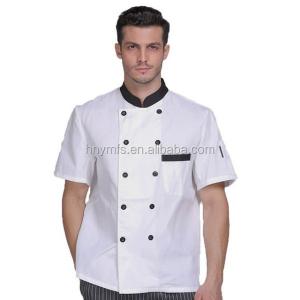 China Amazon Hot Sale Catering Uniforms White Long Sleeve Chef Jacket Chef's Clothing supplier
