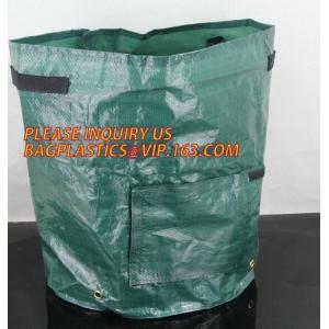 Garden Grow Bags Aeration Fabric Pots Potato Planter Bag with Handles and Access Flap,Potato Tomato Strawberry Vegetable