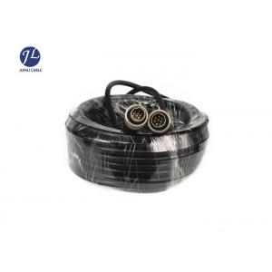 China 8 Pin Din Cable Male To Male Connector , S Video Cable For Reverse Parking Camera supplier