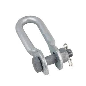 China Tipo galvanizado grillo de la horquilla del grillo de la inmersión caliente de ancla de U para las colocaciones/la línea aérea grillos de la línea eléctrica del arco supplier