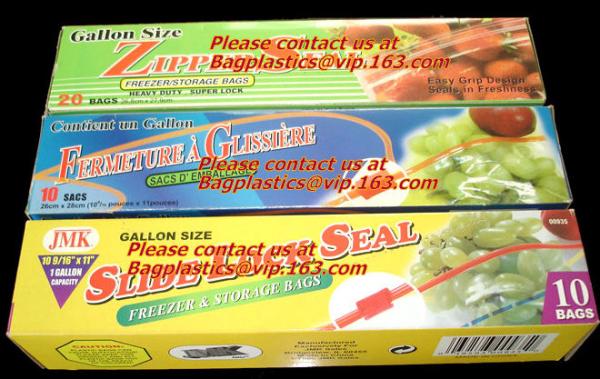 Polythene Transparent Zip Lock Bags with printing, plastic zip lock bags with