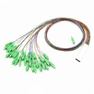 China ODN Splitter óptico Fibra óptica PLC Splitter 1x32 con conector de conexión de alta tensión PON XGPON supplier