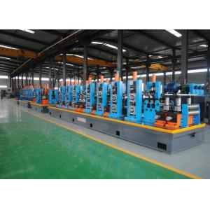 China Friction Saw Cutting ERW Pipe Mill / Round Carbon Steel Pipe Making Machine supplier