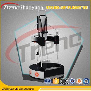 China Video Game Immersive Stand Up Flight VR Simulator With Spring Vibration Platform supplier