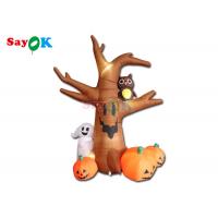 China 2mH Blow Up Pumpkin For Yard Outdoor Ghosts Tree Halloween Decoration on sale