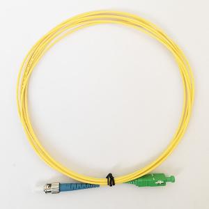 China Low Insertion Loss ST SC Single Mode Fiber Optic Patch Cord supplier