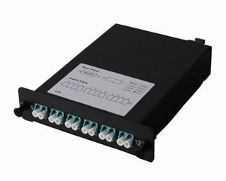 Puerto 10G con varios modos de funcionamiento OM3 del módulo 12/24 del casete de la fibra óptica cargado con MPO MTP al cordón de remiendo del cable del fanout del LC