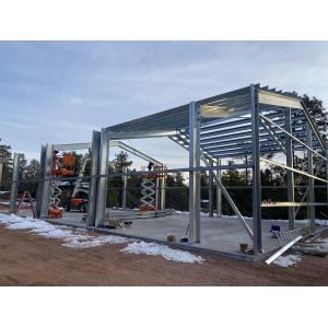 Q235B Prefabricated Steel Structure Building SGS Certificate For Workshop