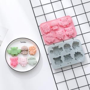 3D Animals Silicone Molds Themed Baking Mould Tray DIY Baking Tool for Chocolate Cake Dessert Candy Mousse Pastry