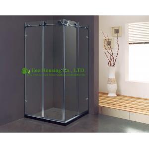 Showe Room best price Whole Shower 304 stainless steel Complete Square Sliding Mobile Frameless Sliding Tempered Glass