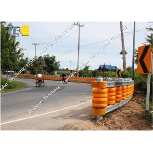 PU Foam / EVA Rolling Guard Barrier Anti Collision With Light Reflecting