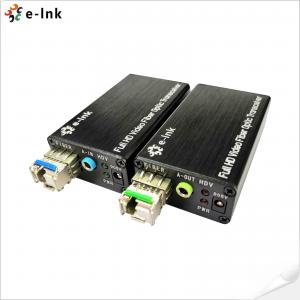 Pluggable LC Fiber 1080P Hdmi To Dvi Converter With Audio 1920*1200 60Hz