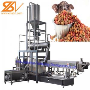 Puffing Snack Dry Kibble Dry Dog Food Making Machine 380v / 50hz