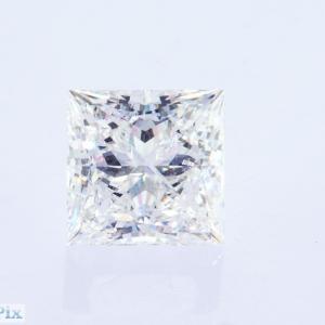 China 1-1.99ct Princess Cut IGI Certified Lab Created Synthetic CVD Diamond Factory Direct Sale supplier