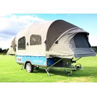 China 6X2X1M Outdoor Roof Top Tent Polyester Canvas Inflatable TPU Tube Frame Camper Trailer Tent on sale
