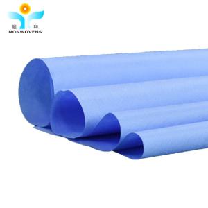 China Blue SMS Non Woven Fabric Rolls For Medical Disposable Products Producing supplier