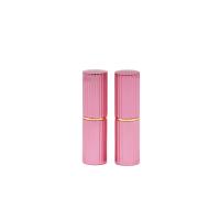 China Threaded Pink Aluminum Bulk Packaging Empty Lipstick Tube on sale