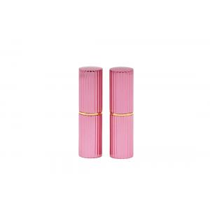 Threaded Pink Aluminum Bulk Packaging Empty Lipstick Tube