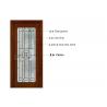 China Fireproof Bevel Clear Sliding French Patio Doors , Safety French Glass Sliding Patio Doors wholesale