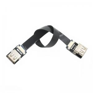 Standard USBA Female to USB A Female Flat Extension Cable USB Flat Ribbon Cable Flat Ribbon Cable