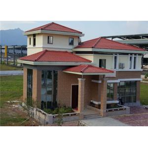 China Contemporary Villa Type Prefab Steel House Long Life Span Environmental Friendly supplier