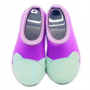 China Protective Barefoot Kids Aqua Water Shoes Purple Bare Toe Pattern Various Size supplier