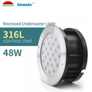 China manufacturers 48W 4000LM IP68 structure waterproof Recessed Underwater Lights supplier