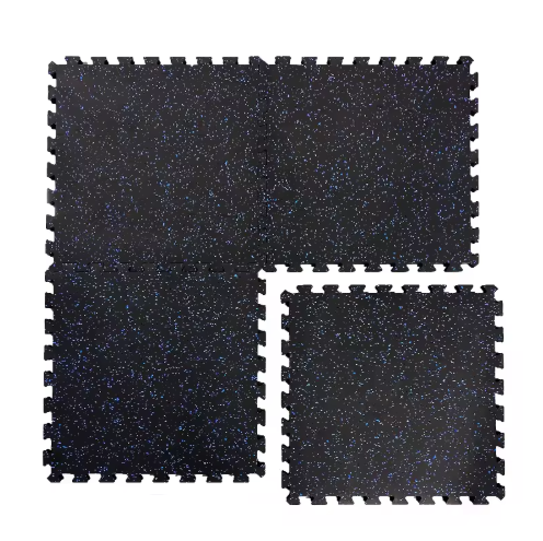 China High-Density Interlocking Rubber Mat with 60-70 ShoreA Hardness and 1.5g/cm3 Density for Shock Absorption wholesale