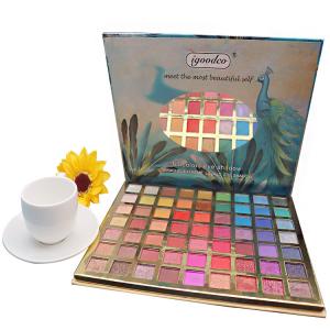 ISO Waterproof 63C Colors Pigmented Eyeshadow Palette Shimmer Glitter 2.5g