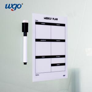 Self Adhesive On Most Smoothly Surfaces Officer Home Memo Label Dry Erase Schedule Board