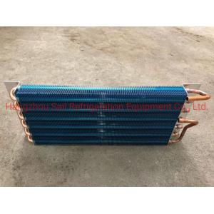 Small Square Fin Type Evaporator Dehumidifier Coil Copper Tube For Freezer