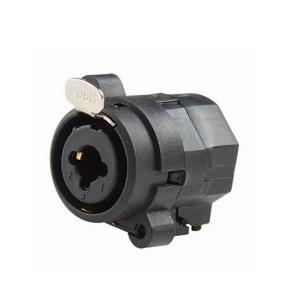 China XLR Female Small Electrical Connectors Rear Mounting Horizontal Combo Connector supplier
