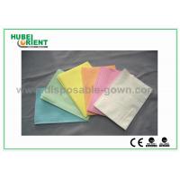 China CE ISO Certificate Dental Disposable Apron With Tissue Coated PE Materials , 39*68cm on sale