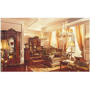 Luxury Villa/European Antique Living Room Furniture,Wood Cabinet,Sofa Set,VS-003