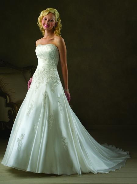Aline wedding dress Bridal #113