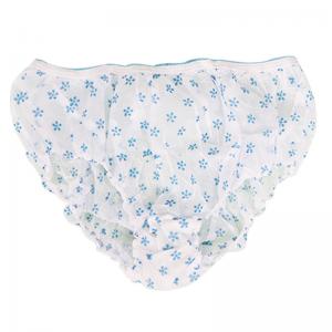 China Travel Printed Nonwoven Women'S Disposable Briefs Breathable FDA supplier