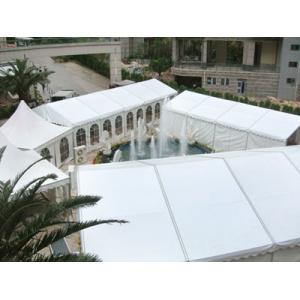 China White Waterproof Tent Tarp Cover , 5m Heavy Duty Roof Tarps supplier